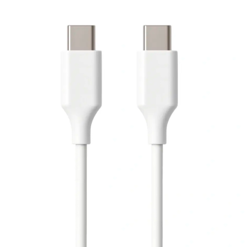 EWENT CABO USB-C 480 MBPS 60W PVC BRANCO 0.5MT