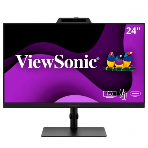 MONITOR VIEWSONIC IPS 24"FHD HDMI DP USB WEBCAM MICRO COLUNAS HAS PIVOT VG2441V