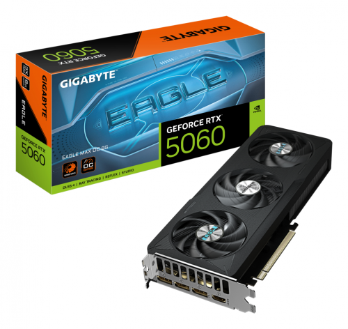 Placa Gráfica GIGABYTE RTX 5060 EAGLE MAX OC 8GB GDDR7