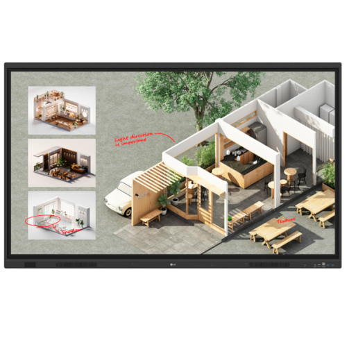LG MONITOR PROFISSIONAL 65"UHD 4K 400CD 16/7 MULTI TOUCH 50 POINTS 65TR3DQ
