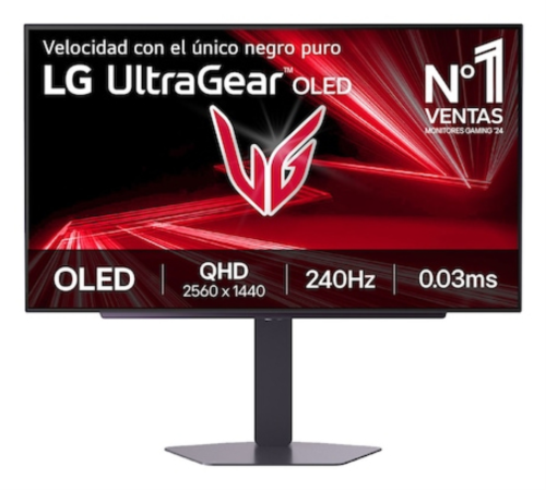 MONITOR LG 27” 27GX704A-B QHD 240Hz OLED