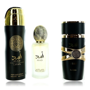 Lattafa Maahir Set Eau de Parfum 100 Desodorizante 200 Room 300ml