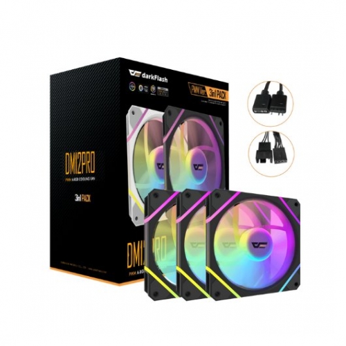 VENTILADOR DARKFLASH DM12 PRO 3 EM 1 PRETO
