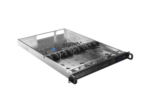 CAIXA SERVIDOR LANBERG E-ATX PARA RACK 19'' 1U 650/12 2XUSB 3.0,8 VENTILADORES
