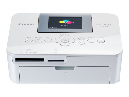 Canon SELPHY CP1000 Printer colour dye sublimation 100x148mm 0.45 min/page colour USB White