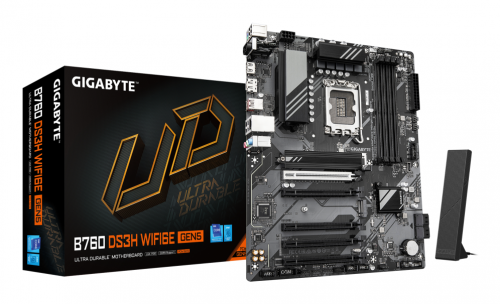 MOTHERBOARD GIGABYTE B760 DS3H WIF6E GEN5 1700 AX ATX 4XDDR5