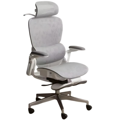 Powerbasic Cadeira de Escritório Ergonómica Elvas Cinzenta