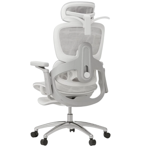 Powerbasic Cadeira de Escritório Ergonómica Elvas Cinzenta