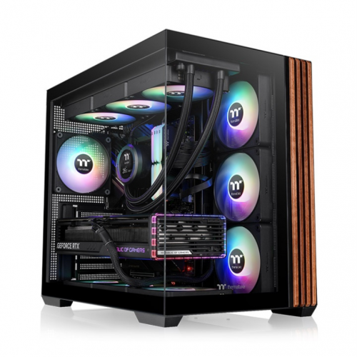 CAIXA ATX THERMALTAKE VIEW 380 USB CX1 2XVENT120MM ARGB PRETO
