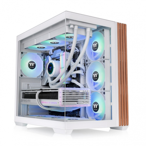 CAIXA ATX THERMALTAKE VIEW 380 USB CX1 2XVENT120MM ARGB BRANCO