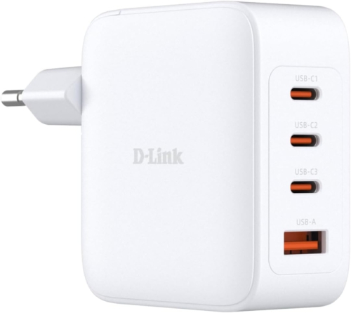 D-LINK CARREGADOR GAN 100W 3 USB- + 1 X USB-A