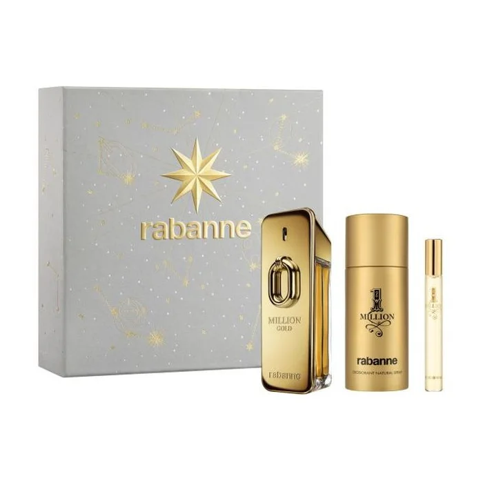 Rabanne Million Gold Eau de Parfum Intense Spray 100ml Coffret