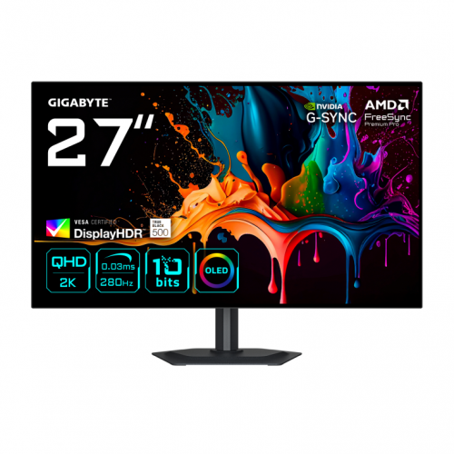 MONITOR GAMING 27"GIGABYTE MO27Q28 OLED QHD 280Hz