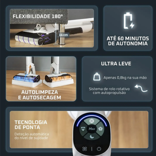 ROWENTA ASPIRADOR VERTICAL MULTIF 2EM1 AUTONOMIA 60MIN