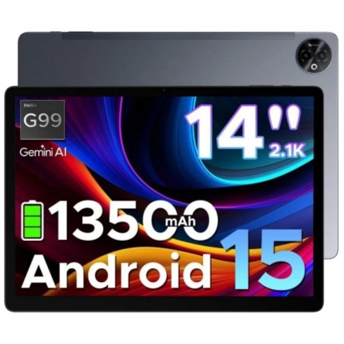 Tablet Doogee E3 Max 14 8GB/256GB WiFi+4G Cinzento