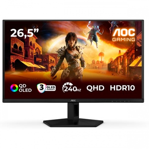 MONITOR AOC OLED 27"(26.5) QHD 0.03MS 240HZ HDMI DP Q27G41ZDF