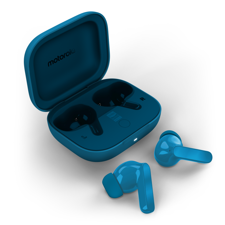 AURICULARES MOTOROLA MOTO BUDS BASS BLUE