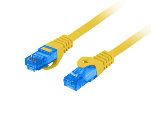 Lanberg Cabo S/ftp Lszh CAT6A 1m Amarelo - PCF6A-10CC-0100-Y