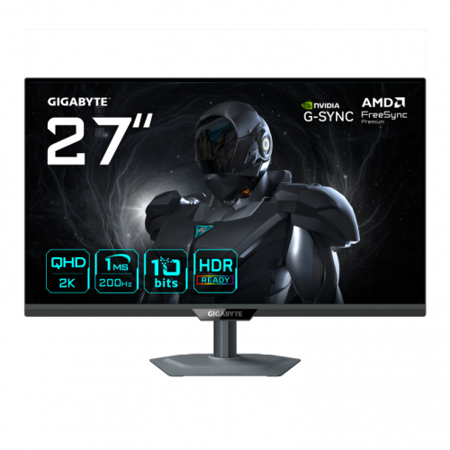 MONITOR GAMING GIGABYTE G27Q2 27"2560x1440 QHD 200Hz IPS 1ms FreeSync