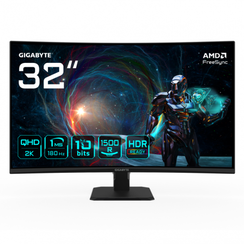 MONITOR GAMING GIGABYTE GS32QCA EK 31.5"2560X1440 QHD