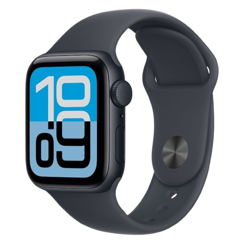 Apple Watch SE 3 GPS 40 mm Meia-Noite com Pulseira Desportiva Preto M/L