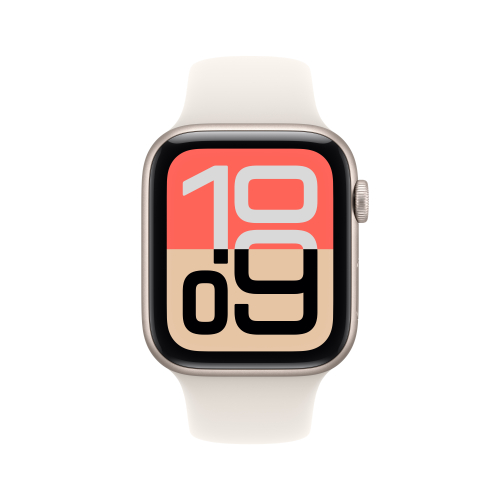 APPLE WATCH SE 3 GPS 44MM STARLIGHT ALUMINIUN CASE WITH STARLIGHT SPORT BAND S/M MEHG4MP/A