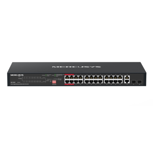 TP-LINK MERCUSYS POE SWITCH 26X 1GB PS RJ45 + 2X SFP 24X POE +