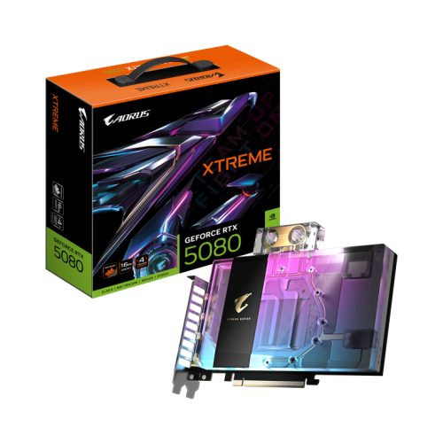 PLACA GRAFICA GIGABYTE RTX 5080 AORUS X WB 16GB