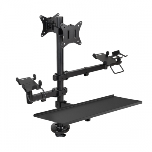 Suporte de mesa para POS/Impressora/Duas telas de 17"a 32"/Terminal/Scanner/Teclado