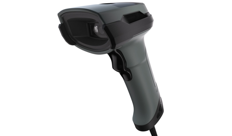 Leitor de código de barras 1D e 2D Safescan 330-W - USB-A - Plug and Play - Suporte de montagem incluído