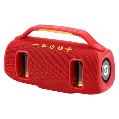 Coluna Bluetooth Sem Fios Coolsound BraveBox 15W Vermelho