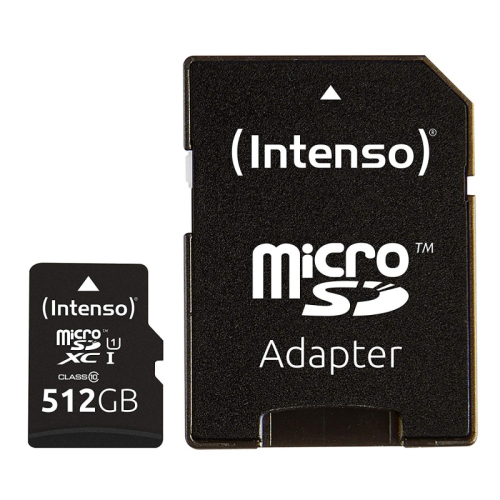 INTENSO MICROSD 512GB UHS-I PREMIUM C ADAPTADOR