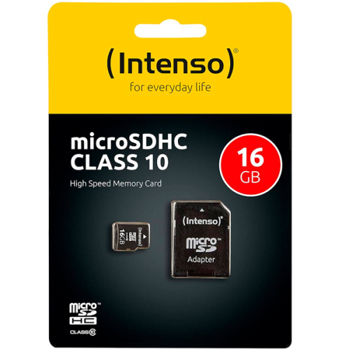INTENSO MICROSD 16GB CLASS 10 C ADAPTADOR