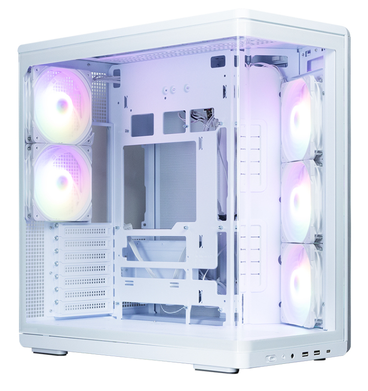 Caixa ZALMAN P60 Branco ATX 3 XVENT 120MM ARGB 2XUSB 3.0 BRANCO