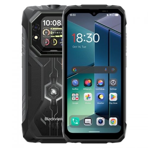 Blackview Rock 1 256 GB Ecrã secundário de 2,01 polegadas 8 GB de RAM 15000 mAh