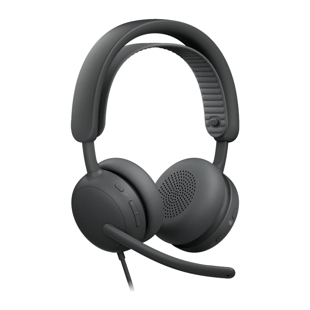 LOGITECH HEADSET C/FIO CHAMADAS MÚSICA USB TYPE-C USB TYPE-A GRAFITE