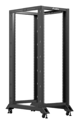 ARMARIO LANBERG ABIERTO RACK 19"32U 600X1000 PRETO