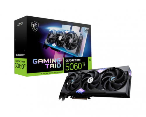 PLACA GRAFICA MSI GEFORCE RTX 5060 TI 8GB GAMING TRIO OC