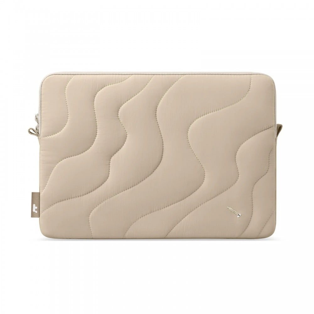 Mala Tomtoc 13 Inch Macbook Terra-A27 Puffy Laptop Sleeve Natural Sand