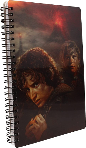 Caderno A5 3D - Senhor dos Anéis:Frodo &Sam