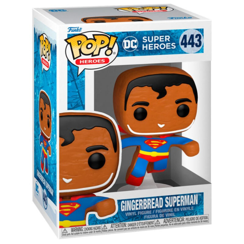 Figura POP DC Comics Holiday Gingerbread Superman 443