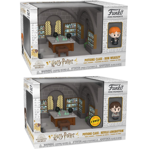 Figura Funko POP! Mini Moments:Harry Potter Anniversary - Potion Class Ron Weasley (Possibilidade Chase:Neville Longbottom)