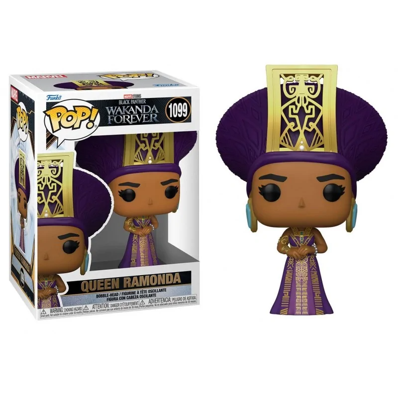 Funko Pop! Marvel:Black Panther Wakanda Forever - Queen Ramonda 1099 Bobble-Head