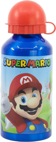 Garrafa Aluminio 400ML - Super Mario