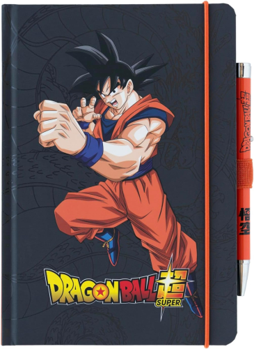 Conjunto Caderno A5 + Caneta Projetor - Dragon Ball Super:Goku