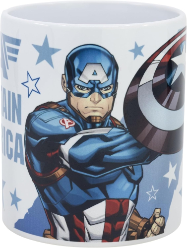 Caneca Cerâmica com Sublimação 325ml - Marvel Captain America