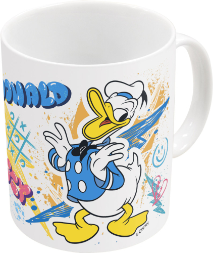 Caneca Cerâmica com Sublimação 325ml - Disney Donald &Daisy