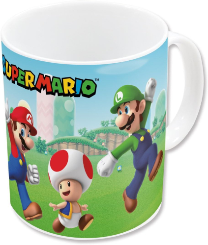 Caneca Cerâmica com Sublimação 325ml - Super Mario