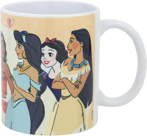 Caneca Cerâmica com Sublimação 325ml - Princesas Disney