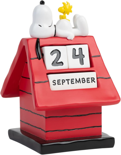 Calendário 3D Perpétuo - Snoopy Doghouse